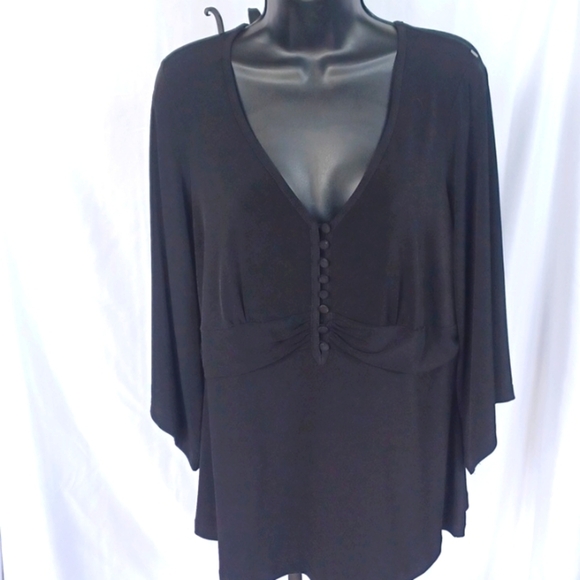 Studio 1940 Black dressy top, sz 14/16 - Picture 1 of 8